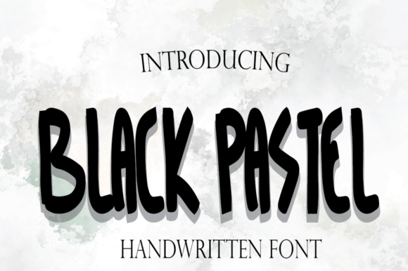 Black Pastel: A Minimalist Display Font for Modern Branding