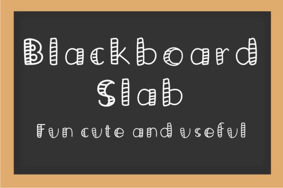 Blackboard Slab Font Evaluation