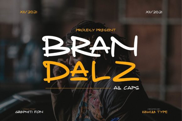 Bran Dalz: The Graffiti Display Font for Bold Visual Impact