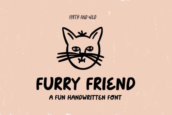 Furry Friend: The Playful Display Font for Bold Creative Projects