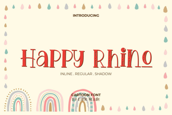 Happy Rhino: Strategic Typography for Playful Brand Positioning