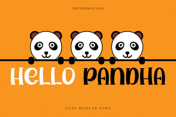 Hello Pandha: A Chic Display Font for Modern Branding