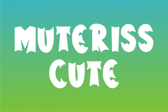 Muteriss Cute: A Strategic Approach to High-Impact Display Typography