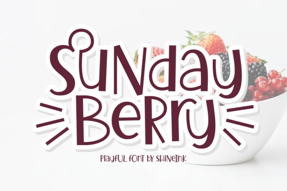 Sunday Berry: A Relaxed, Fresh Display Font