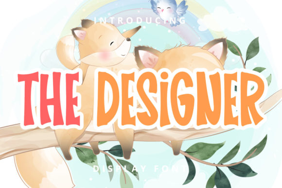 The Designer: Elevating Visual Identity with a Cool and Unique Display Font